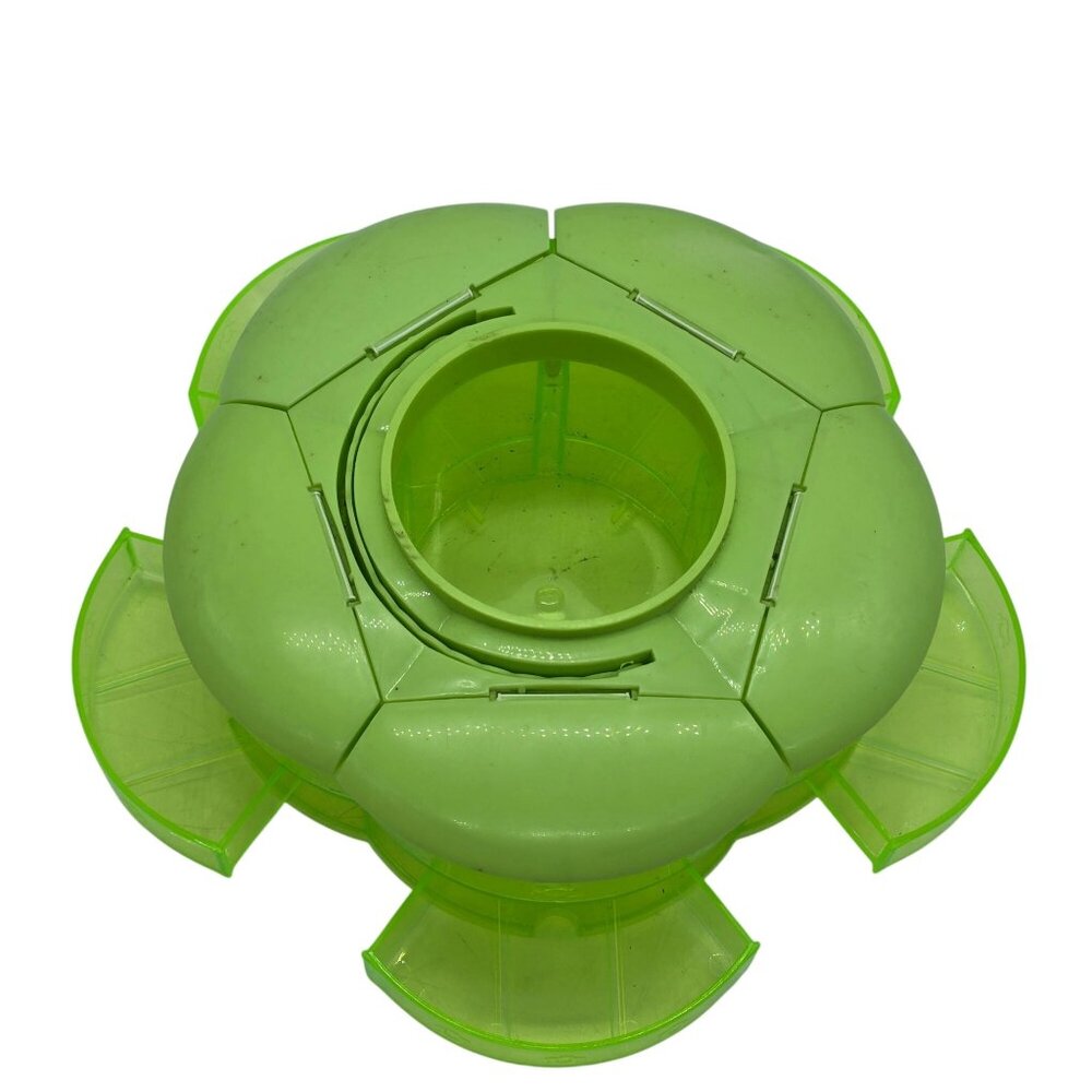 Polly Pocket Translucent Green Vintage Compact Storage Case - Picture 4 of 14